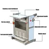 Automatic Pork Peeling Machine Slot Head Front And Back Legs Multifunctional Stainless Steel