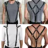 Lederen punk persoonlijkheid spier heren mode Suspender riem SP8G294P