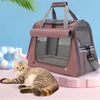 Kattenkratten Huizen Dierentas voor Kat Kleine Hond Rugzak Reizen Autostoel Transport Bewegende Puppy Vrouwen Dieren Doos Benodigdheden Accessoires 231212