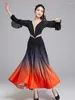 Stage Wear X2192 Robe de danse moderne Lady Costume de danse latine Salle de bal Valse Pratique Performance Vêtements Costumes