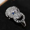 Victoria Wieck Interi gioielli di lusso fatti a mano in argento sterling 925 con zaffiro blu CZ Diamond Party Brand Women Wedding Leopard Ri5289183