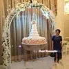 Support à gâteaux suspendu en cristal, décoration de fête, fantaisie pour mariages et décoration de mariage, 299S