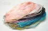 100 Stück Mix Farben Organza Voile Band Halskette Kordel für DIY Handwerk Schmuck 18 Zoll W34522191