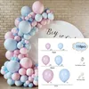 Décorations de Noël 110pcs Macaron Rose Ballon Guirlande Baby Shower Ballon Arch Sexe Révéler Mariage Anniversaire Fête Anniversaire Amour Jour Décor 231213