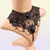 Gothic Wide Flower Black Lace Chokers Necklaces for Women Fashion Punk Gothic Choker Sweet Vintage Collares Necklace6136879