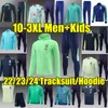 XXXL 2023 브라질 훈련 축구 트랙 슈트 세트 로드리 고 비니 Jr Raphinha Martinelli Joelinton Marquinhos Gabriel Jogging Hoodies 브라질 남자 아이들