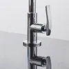 Kitchen Faucets Sink Faucet Copper Cold Water Chrome Plated Silver Single Cooling Large Elbow Wanmu Rotary Valve