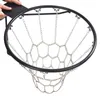 Bollar Outdoor Galvanized Steel Chain Net Dålig basket Target Net Basketball Classic Sport Steel Chain Basketball Net 231213