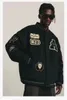 Mens Jackets Vintage Varsity Men Baseball Uniform Atumn Embroidery Streetwear Women Bomber Padded Coat Fashion Man Winter 231212