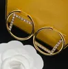 Designer Hoop Earrings For Womens Fashion Charm Gold Silver Diamonds Earrings Jewelry Mens Luxury Circle Letter F Hoops Earring St7997002