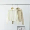 Women's Knits 2023 Autumn And Winter Double Zipper Pure Cashmere Cardigan Women Lapel Retro Pit Cable Knit Sweater