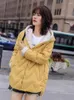 Kvinnors dike rockar down jacka 2023 koreansk mode mitten av längden med midjeband och bantning trend