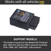 Nya diagnostiska verktyg ELM327 Bluetooth OBD2 V1.5 ELM 327 V 1,5 OBD 2 CAR DIAGNOSTIC-TOOL SCANNER MINI ELM-327 OBDII Adapter Auto Diagnostic Tool