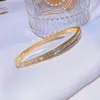 Luxury Designer bracelets japan and south korea full of diamonds love diamond titanium steel bracelet a sky full of stars 18k gold plating does not fade ladies gift