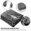 Cobertor elétrico Cobertor de aquecimento elétrico USB xale aquecido 45 * 80 CM 3 engrenagens Cobertor de isolamento térmico ajustável Termostato Aquecedor corporal de inverno 231212