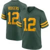 Green BaypackersFootball Jerseys 9 Christian Watson 12 Rodgers 33 Aaron Jones 28 Dillon 10 Love 18 Randall Cobb 7 Quay Walker 4 83