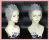 Game Devil May Cry 5 Vergil Short Silver Grey Cosplay Wig015786340