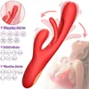 Vibratoren Rabbit Tapping GSpot-Mustervibrator für weiblichen Klitorisstimulator, leistungsstarkes 21-Modus-Sexspielzeug, falsche Penisprodukte für Erwachsene 231213