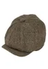 Botvela Wool Tweed Newsboy Cap Herringbone 남자 여자 개츠비 레트로 모자 드라이버 플랫 캡 블랙 브라운 노란색 네이비 블루 0056489744