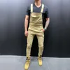 2019 Jumpsuits Overalls Men Bib Jeans Denim Suspender Romper byxor nya män Casual Streetwear Pockets Sexig Slim Skinny totalt C1123