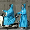 Zużycie deszczowe 2023 Eva Rain Coat Womenmen Zapip z kapturem poncho motocykl deszczowy odzież deszczowa długa piesza kurtka środowiskowa 231213