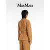 Maxmaras Designer Coats Wool Overcoat Lace Up Coat Coat Cole