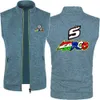 Heren tanktops Mouwloos vest met capuchon Slim Fit Rits Trainingspak JOHANN ZARCO Nr. 5 Top Katoenen jasje Vest Vesten Top