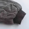 Korator damski płaszcze bawełniana kurtka jesień/zima kieszonka dekoruj swobodny luźne retro elegancka bombowca 4088243