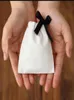 Cotton ribbon Drawstring Bag 8x10cm 9x12cm 10x15cm 13x17cm pack of 50 Soap Makeup Jewelry Gift Packaging Pouch1277027