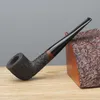 Handskuren Briar Wood Reting Pipe Filter Pipe Holder Exquisite Tobacco Accessories Collection Wood Reting Pipe Wholesale