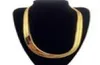 Hiphop Mens Herringbone Chains Blade Chain Gold Collier Rock Rock Garçons Rappeur Nightclub DJ Jewelry Accessories1710285