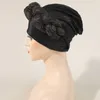 ベレーツデザインターバンヘッドラップ高品質のファッションヘッドウェアダクロンターバンドハットヘアラップ女性