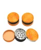 Cookie Biscuit Hamburger nouveauté métal alliage de Zinc 2 couches broyeur d'herbes tabac broyeur d'herbes métal dents de requin Burger7248092