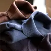 Maglioni da uomo Maden Dolcevita da uomo Vintage Tinta unita Maglione basic Collo alto Caldo pullover invernale Moda semplice Abbigliamento casual 231213
