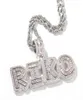 AZ ожерелье с буквами на заказ, мужская мода, ювелирные изделия в стиле хип-хоп, кристалл сахара, ледяной золотой кулон с буквой, ожерелье7618260