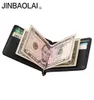 Men Money Clip Wallet Leather Quality Guarantee Holder For Money Simple Style Money Bag New Dollar Bill Wallets Credit4640460