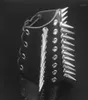 Armreif Dreireihiges Cuspidal Spikes Nieten-Lederarmband Breit Herren Damen Gothic Punk Rock Armband Armrüstung Cosplay Gauntlet16805621