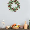 Decorative Flowers Artificial Christmas Wreath Autumn Garland Front Door For Mantle Wall Living