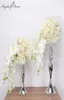 Curstom3035cm kiraz orkide gül yapay çiçek topu dekor parti düğün zemin masası centerpieces ipek çiçek buket14259795