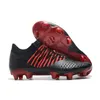 Botas de futebol sapatos de futebol para homens fg alto superior adulto antiderrapante treinamento ao ar livre chuteiras laranja roxo