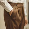 Costumes pour hommes Pantalon de costume décontracté d'été hommes respirant mode classique couleur unie Stretch droit mince pantalon de bureau d'affaires mâle C47