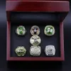 Three Stone Rings 7pcs 1961 1962 1965 1966 1967 1996 2010 Packer Championship Ring with Collector's Display Case265Y