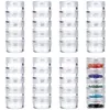 Opslagflessen 10 stuks 2,5 g sieraden kraal kleine ronde cosmetische container pot draagbare doos lege plastic fles hervulbaar