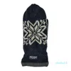 Designer Bruceriver Mens Snowflake Knit Mantens med Warm Thinsulate Fleece