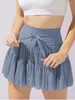 Skirts OneLineFox Solid Pleated Tennis Skirt For Women With Pockets Women's High Waisted Athletic Golf Skorts Running Casual