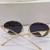 Round Designer Sunglasses Woman Sun glasses Gold Metal Eyeglasses Women Eyewear Womens Sun glass UV400 lens Unisex 60YS Sonnenbrille gafas para el sol de mujer