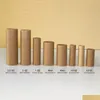 Present Wrap Gift Wrap Wholesale Eco Friendly Kraft Paper Push Up Tubes Biologiskt nedbrytbar kartong Kosmetisk läppbalsam DEODORANT CONTAINER TUB DH782