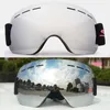 Skibril Anti-condens Man Motocross Googles Outdoor Dames Sneeuwbril Bergsport Vrouwelijke Magnetische Brillen Dubbellaags Heren Skimaskers 231212