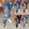 Designer Sexy Women hole Jeans 3XL Tassel Slit Denim Pencil Pants Casual Straight Fashion Leisure Trousers 2023 trends