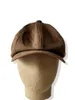 Basker vintage sboy cap lera färg orolig fyra säsonger unisex basker